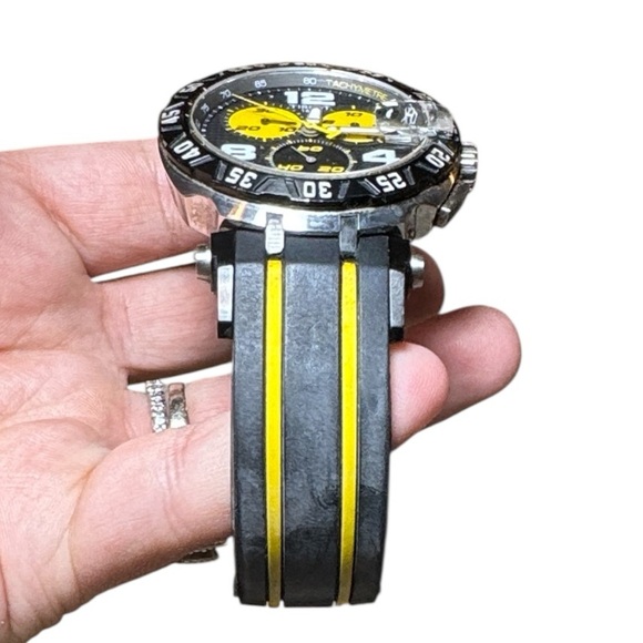 Tissot T-Race Thomas Luthi Limited Edition Chronograph Men’s Watch Black/Yellow - Picture 6 of 13